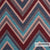 Chevron patroon stof Acapulco, waterafstotend en geschikt voor buitenmeubelen, in kleuren bordeaux, blauw en beige.