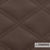 Fushion imitatieleer in chocoladebruin met diamantpatroon, ideaal voor meubels en bekleding. Vanaf 5 meter 10% korting.