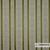 Klassieke groene gestreepte meubelstof, Casal - Rivoli, met decoratief patroon van versierde strepen, herhaald elke 18.5 cm op katoen-polyester.