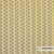 Stof Casal Fontainebleau met bloemprint in geel, herhalend patroon om de 7x4,7 cm, duurzame kwaliteit van Les Classiques collectie.