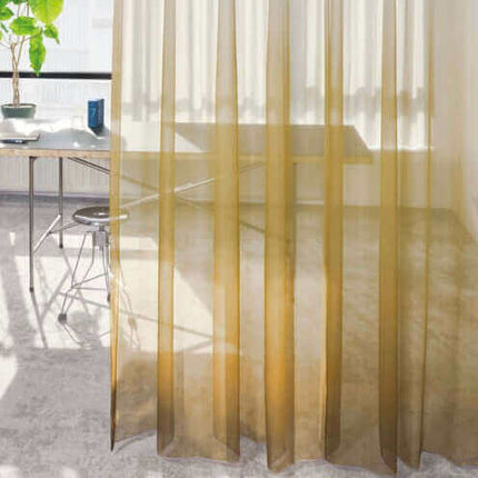 Gordijnstof Topaz van Kendix, subtiele glans en kleurverloop, harmonieuze luchtige uitstraling. Vanaf 5 meter 10% korting mogelijk.