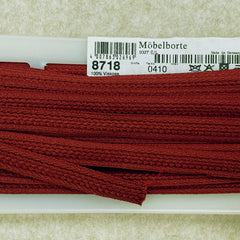 Afwerkband - Sierband 8718-0410 - Robijnrood