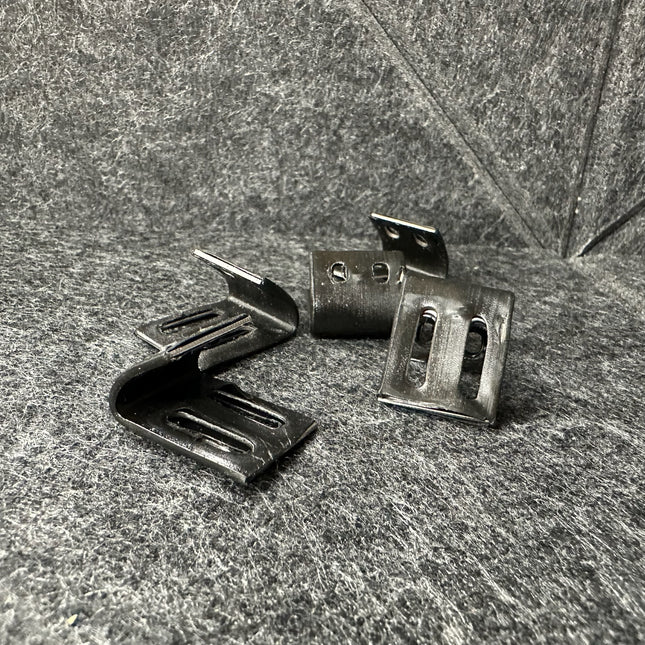 Stalen klemmen voor nosag veren - bankveer clips - Zwart