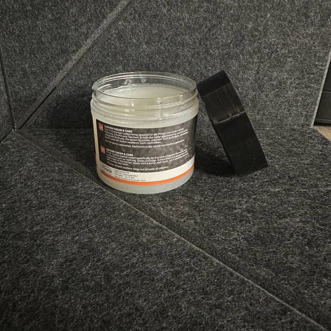 Leather Cream & Care 180 ml for leather maintenance and care