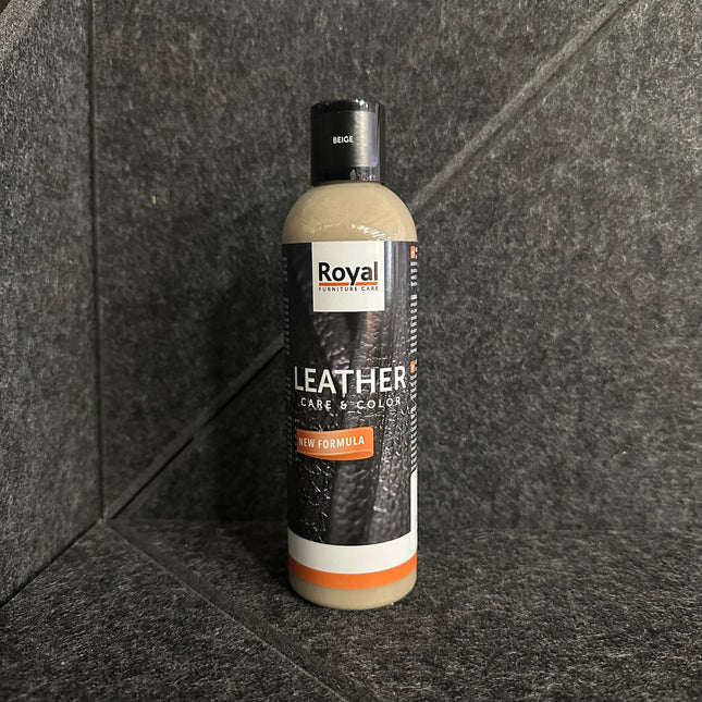 Leather Care & Color Lederwas - 250 ml bottle, Royal Furniture leather cream for color restoration and protection.