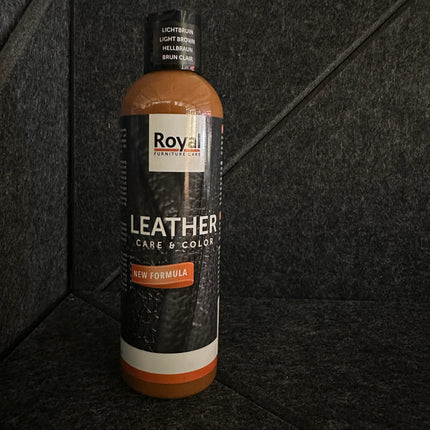 Leather Care & Color Lederwas - 250 ml, Royal Furniture leather cream bottle for restoring color and maintaining leather durability