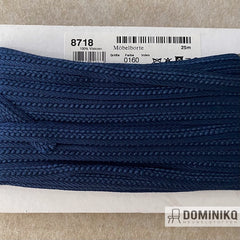 Afwerkband - Sierband 8718-0160 - Kobaltblauw