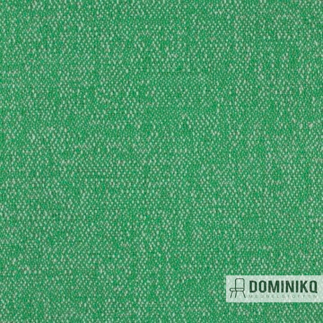 Aristide outdoor Denmoza stof in Granny-smith groen met gemêleerd dessin, ideale keuze voor meubelstoffering.