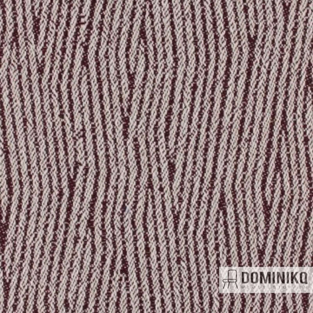 Aristide Outdoor Lepis - 570 Amethyst stof met golvend patroon, geschikt voor binnen en buiten gebruik.