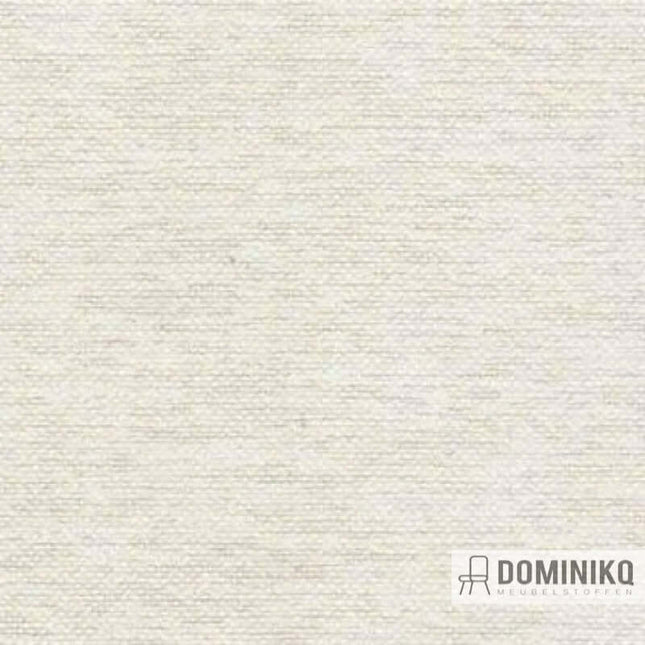 Meubelstof Aristide Louis 100 Wit met verfijnd diamantmotief, behandeld met Aquaclean voor maximale vlekbestendigheid.