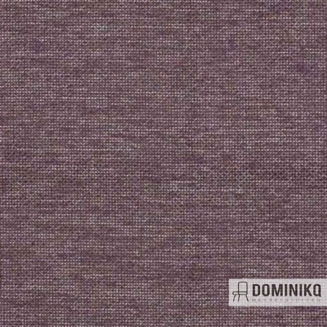 Lavendel meubelstof met diamantmotief uit de Louis collectie van Aristide, behandeld met Aquaclean voor vlekbestendigheid.