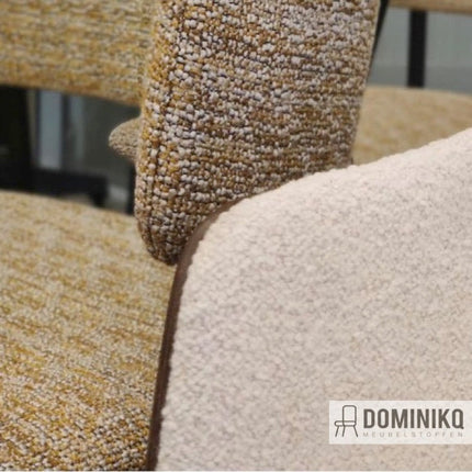 Ruw geweven Aristide Brutus meubelstof in 270 Chocolade, met een sterke en brutale uitstraling voor een luxe interieur.