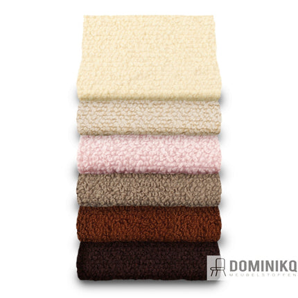 Stofstalen Bute Fabrics Storr CF774 in diverse kleuren. Hoogwaardige, stevige bouclé meubelstoffen met 97% wolgehalte voor comfort en veiligheid.