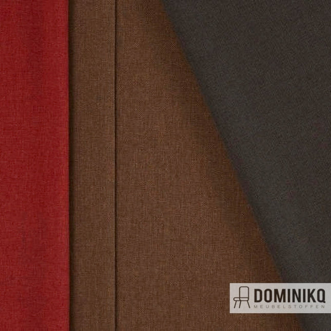 Diverse stoffen uit de Citadel-collectie van Camira, tonen zachte melange tinten, 10 jaar garantie, klassieke uitstraling.