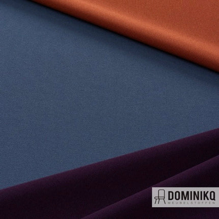 Sprint meubelstoffen in blauw, oranje en paars van Camira Fabrics, perfect voor dynamische interieurtoepassingen en duurzame kwaliteit.