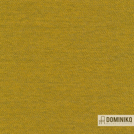 Alto stof in gele kleur van De Ploeg, een moderne bouclé voor interieurtoepassingen. Vanaf 5 meter 10% korting. I Dominikq.