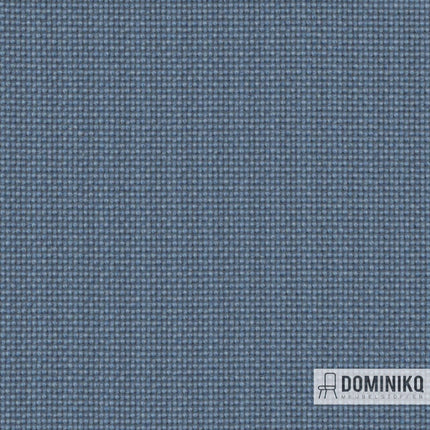 Atlas van De Ploeg hoogwaardig meubelstof in blauwgrijs, zachte textuur en tijdloze uitstraling. Vanaf 5 meter 10% korting.