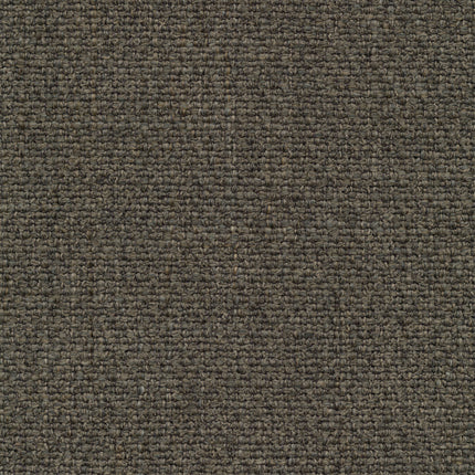 Textuur van De Ploeg Meru meubelstof, robuuste binding en organische structuur. Slubgarens voor variatie. Perfect voor dynamische interieurs.