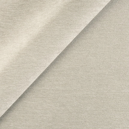 Kvadrat - Sahco - Duke - 01 fabric in neutral shade with horizontal stripe pattern and subtle shine.