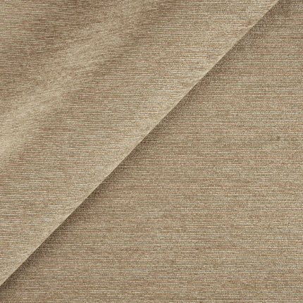 Kvadrat - Sahco - Duke - 03 beige fabric with horizontal stripe design and fine acrylic-mix glimmer for upholstery use.