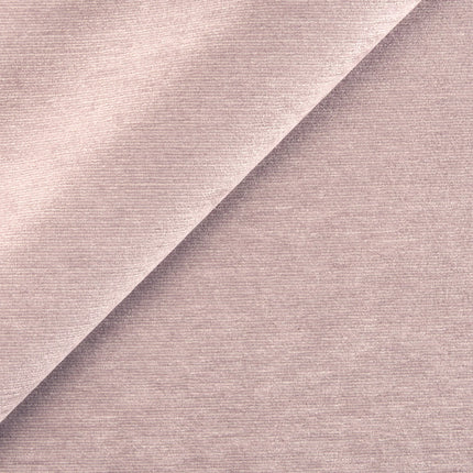 Kvadrat - Sahco - Duke - 07 pastelroze meubelstof met horizontale strepen en glanzende afwerking