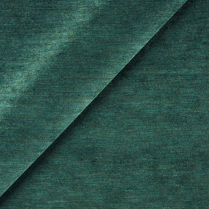 Kvadrat - Sahco - Duke - 18 fabric in deep green with acrylic mix and horizontal stripe pattern