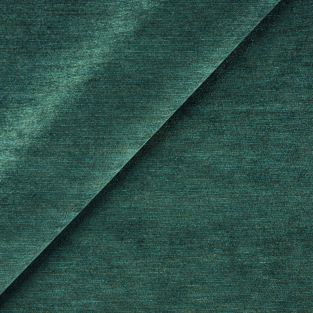 Kvadrat - Sahco - Duke - 18 fabric in deep green with acrylic mix and horizontal stripe pattern