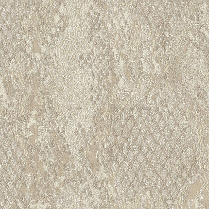 Kvadrat - Sahco - Ozi - 110 fabric with snakeskin motif, suitable for drapery or upholstery; highlights texture with tonal variations.