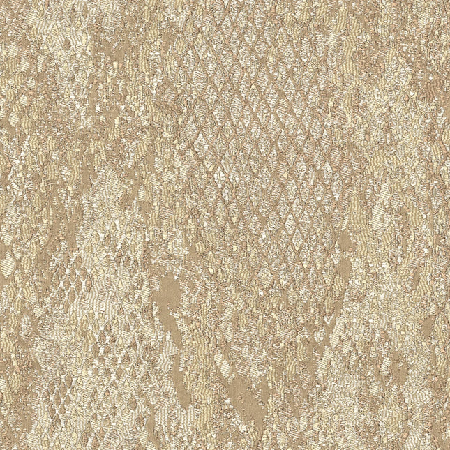 Kvadrat - Sahco - Ozi - 220 fabric with snake pattern texture in beige tones, perfect for drapery and upholstery applications.