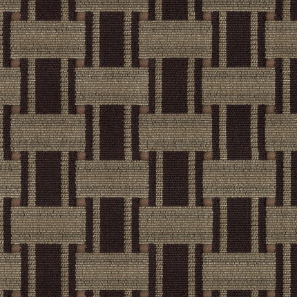 Kvadrat - Sahco - Zade - 280 fabric with geometric pattern; 3D effect from viscose and polyester squares on cotton background