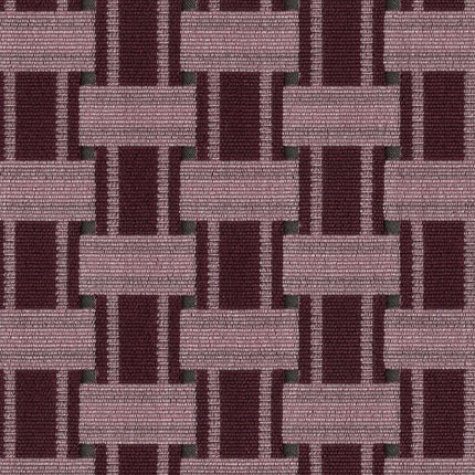 Kvadrat - Sahco - Zade - 660 fabric featuring geometric épinglé weave with matte and glossy viscose loops on a cotton base.