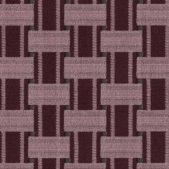 Kvadrat - Sahco - Zade - 660 fabric featuring geometric épinglé weave with matte and glossy viscose loops on a cotton base.