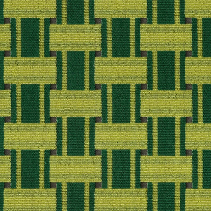 Kvadrat - Sahco - Zade - 960 fabric showcasing geometric design with épinglé weave, inspired by Franz West's 1980s colorful patterns.