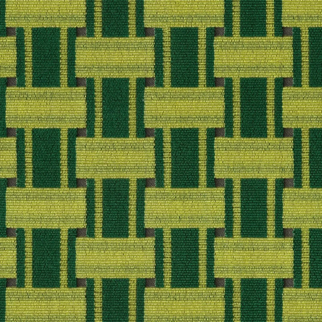 Kvadrat - Sahco - Zade - 960 fabric showcasing geometric design with épinglé weave, inspired by Franz West's 1980s colorful patterns.