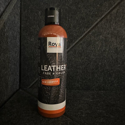 Leather Care & Color Lederwas - 250 ml bottle for restoring leather furniture color and condition.