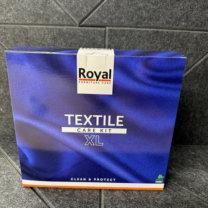 Textile Care Kit XL - 500 ml by Royal Furniture Care in blue packaging.