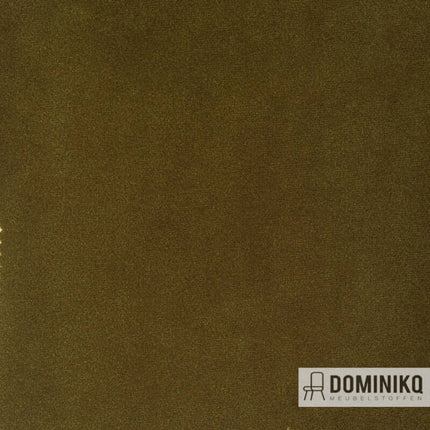 Fabraa Earth - Army kleur, duurzame 100% RPET gebreide fluwelen meubelstof, sterk en onderhoudsvriendelijk.