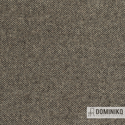 Stijlvolle Fabraa Forward stof in donkergrijs, gemaakt van gerecyclede wol; geschikt voor interieur, 140cm breed, 550g lichtgewicht.