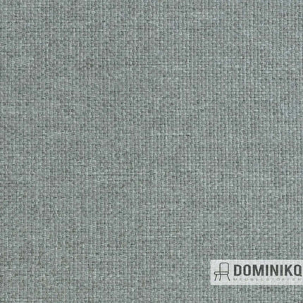 Stofstaal Fabraa Soil lichtgrijs met duurzaam RPET-materiaal, geschikt voor interieurtoepassingen, merk Dominikq.