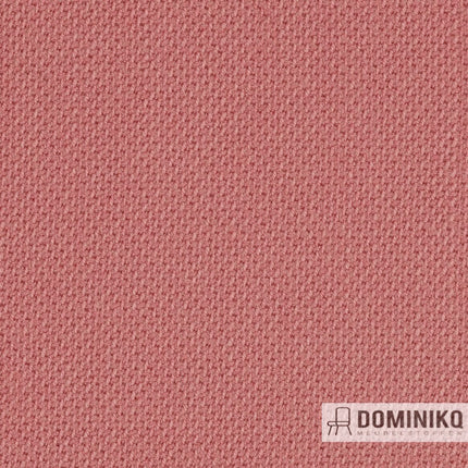 Roze wollen bekledingsstof met reliëfstructuur voor meubels, elegant en duurzaam, geschikt voor verfijnde interieurontwerpen.