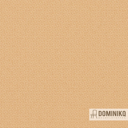 Step Screen stof met gepixelde textuur, ideaal voor moderne ruimtes, brandveilig en gecertificeerd, in warme beige kleur.