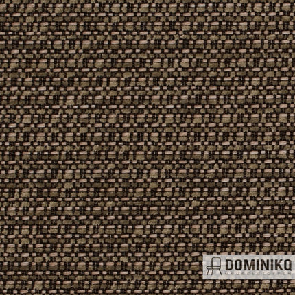 Gabriel Tempt 68101 stof in golvend, levendig gemêleerd patroon met duurzaam polyester en subtiele, natuurgetinte kleuren.