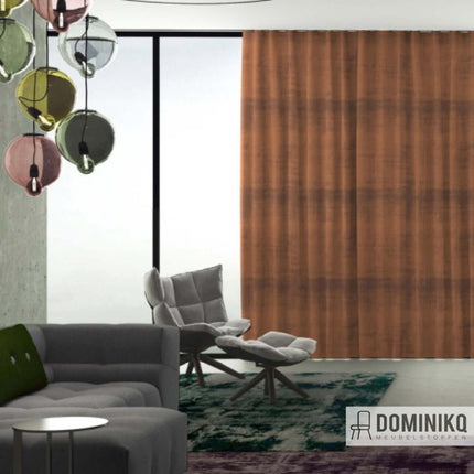 Linnen gordijnen in woonkamer, vintage uitstraling, De Ploeg, Kendix, verkrijgbaar in 12 kleuren. Vanaf 5 meter 10% korting mogelijk.