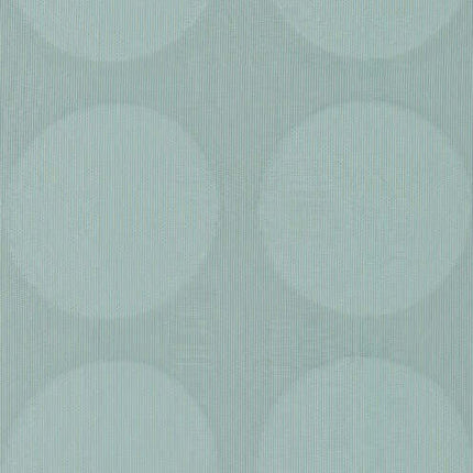 Elegante Ronda stof van Kendix met speelse cirkelvormen, ideaal voor hoge ramen. Transparant en eigentijds ontwerp, 320 cm breed.