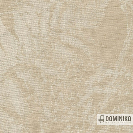 Kendix Fir textiel van 100% linnen - natuurlijk ontwerp in beige tinten, ideaal voor interieur, met lichtechtheid en onderhoudsgemak