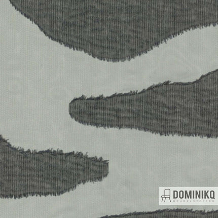 Gordijnstof Ameba van Kendix en De Ploeg met organische patronen en franjes. Vanaf 5 meter 10% korting mogelijk, unieke dimensie!