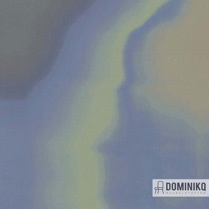 Zwevend, wolkachtig patroon van Fluor gordijnstof in zachte kleuren, ideaal voor interieurdecoratie vanaf 5 meter met korting.