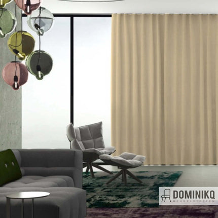 Luxe semi-transparante Luster gordijnen van De Ploeg, elegantie voor kamerhoge toepassingen. Vanaf 5 meter 10% korting bij Dominikq.