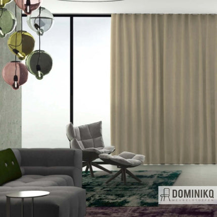 Linnenmix gordijnen Luster van Kendix voor elegante kamerhoge toepassingen in luxe interieur. Vanaf 5 meter 10% korting. I Dominikq.