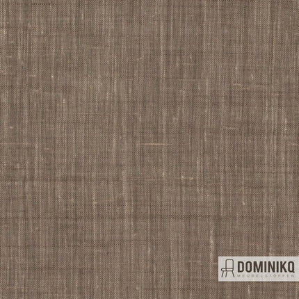 Transparante linnenmix stof Luster van De Ploeg - Kendix, met natuurlijke textuur en onderhoudsgemak, geschikt voor kamerhoge toepassingen.